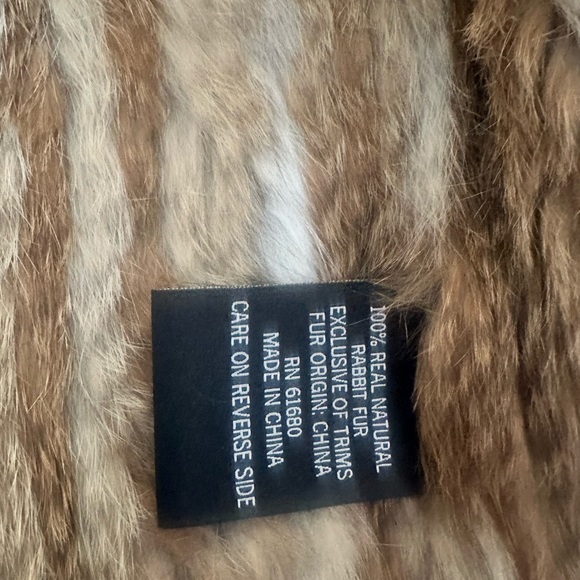 Real rabbit fur vest - Picture 2 of 2